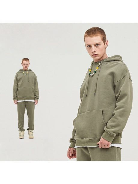Liber Autumn Neutral Thin Fleece Hoodie