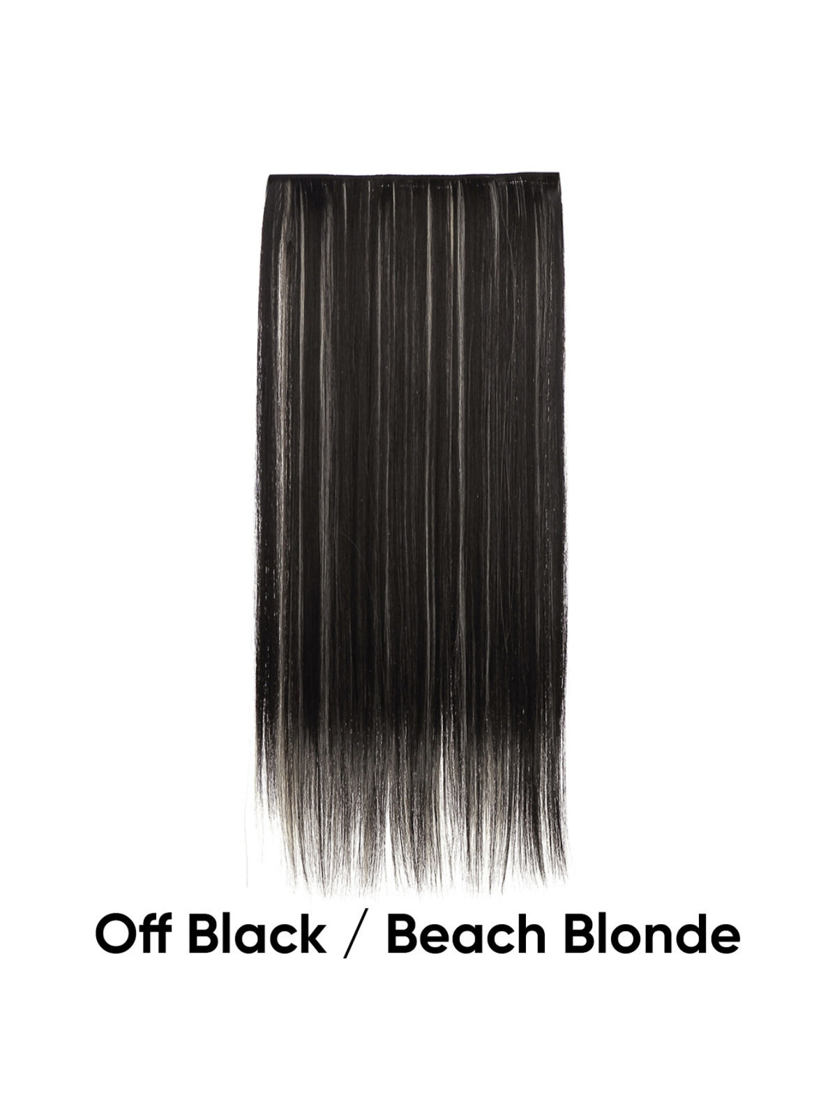 Seamless, Invisible, One-piece Long Straight Wig With Fluffy Hair