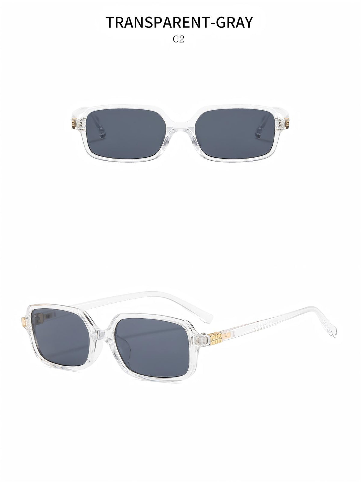 Kleine quadratische Sonnenbrille