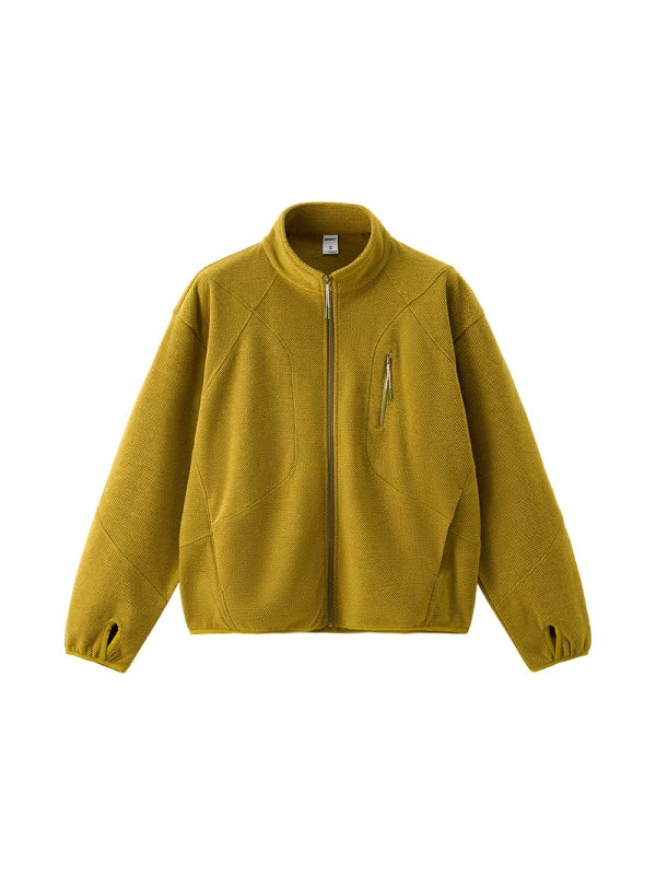 Stand Collar Outdoor Plush Sports Jacket