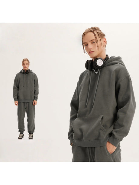 Liber Autumn Neutral Thin Fleece Hoodie