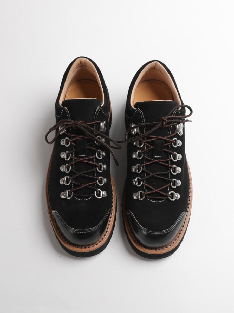AKAIFUxUGLYBROS Collaboration Low-top Genuine Leather Goodyear V-sole Outdoor Workwear Derby Boots, Unisex.