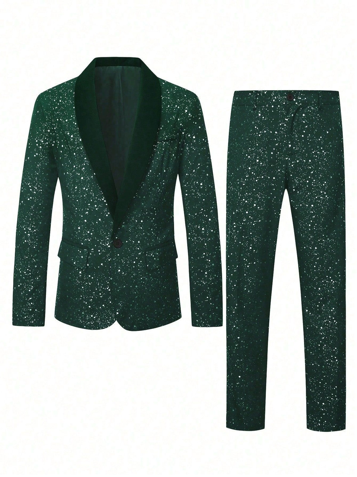 Shiny Banquet Handsome Suit 2-piece Sets Set