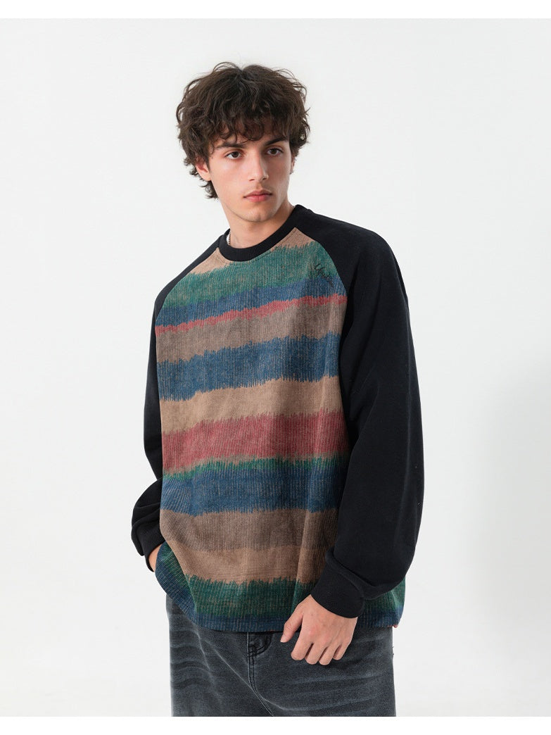 Liber Autumn Men's Stripes T-shirts
