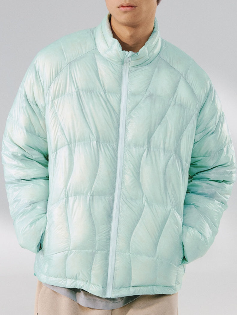 Dandelion Lightweight Stand Collar 90 Velvet Storage Down Jacket