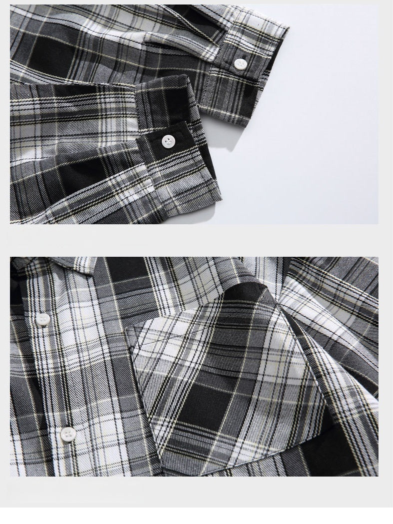 Liber Autumn Neutral wear Badge Solid Color Shirts