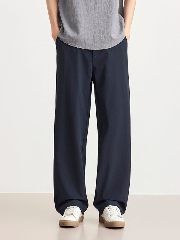 Drape Tight Straight-fit Pants