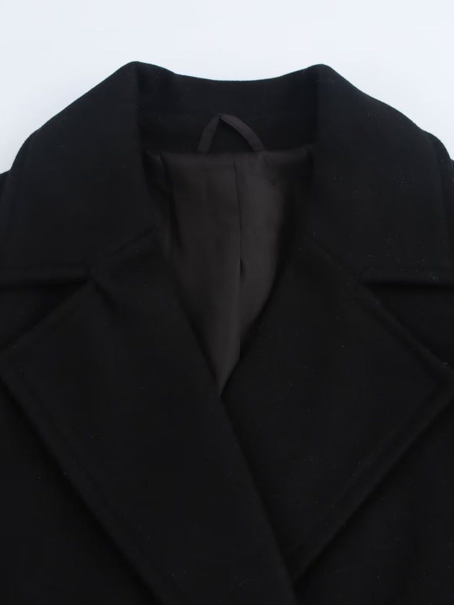 Black Woolen Coat