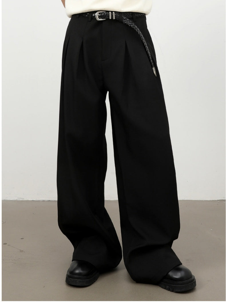 Classic Wide-leg A-shape Dress Pants Pants