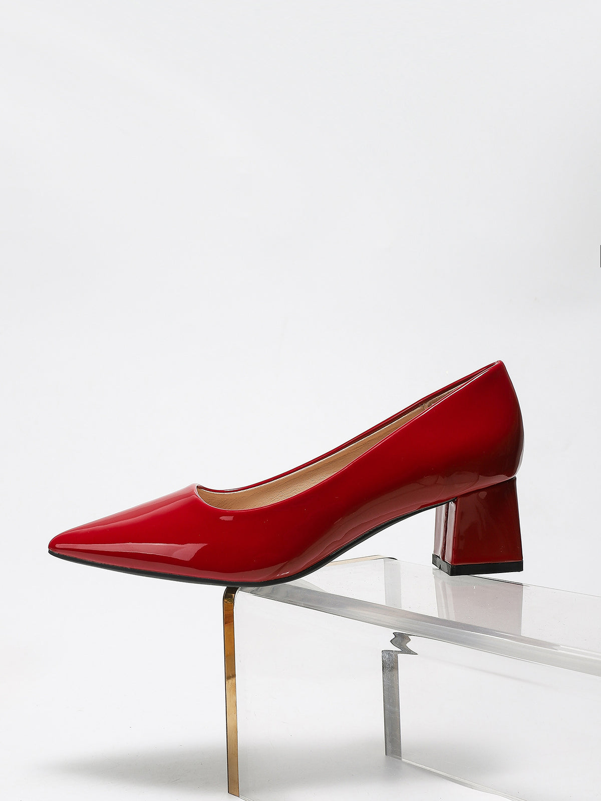 Classic Pointed-toe Chunky Heels