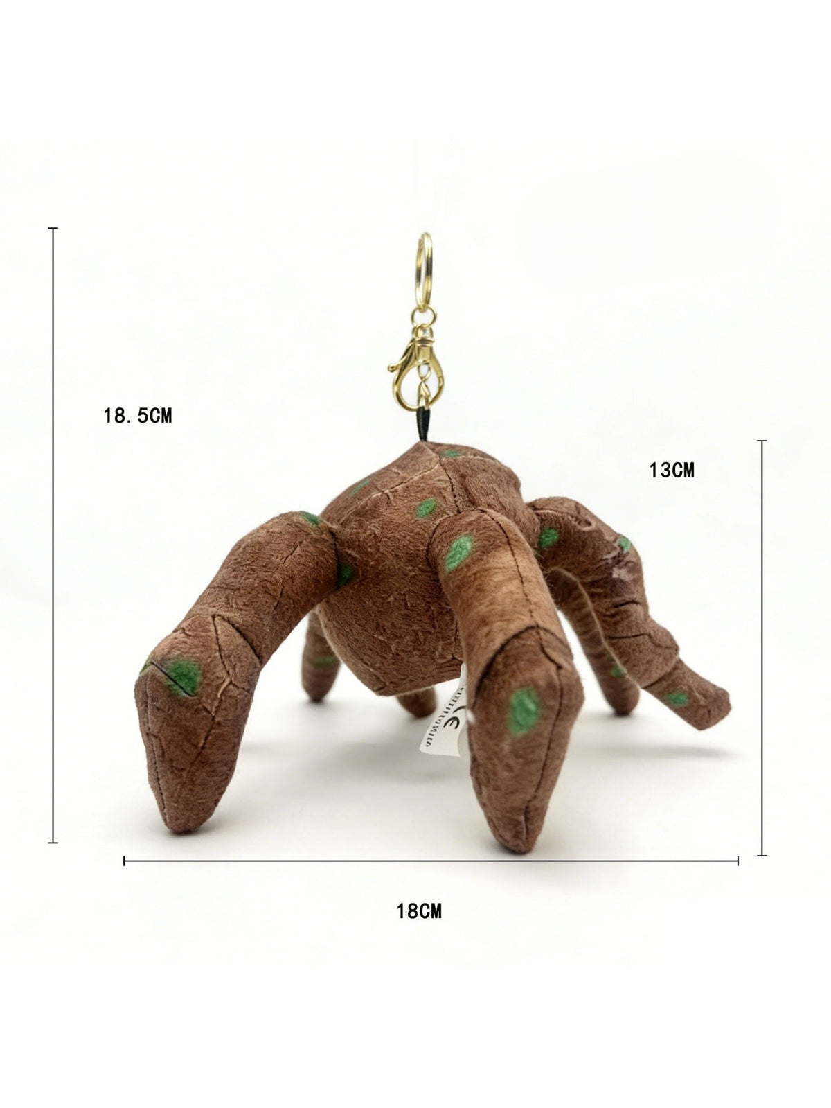 Spider Plush Toy Keychain