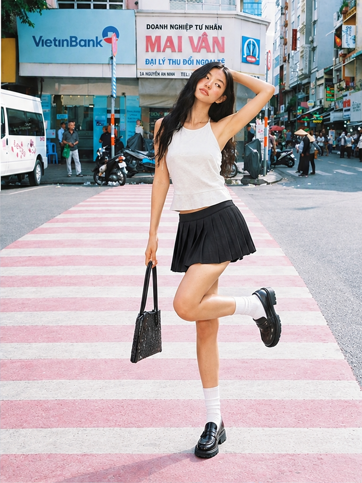 Stylish, Slimming, High-waisted, Anti-exposure A-line Pleated Midi Skirt