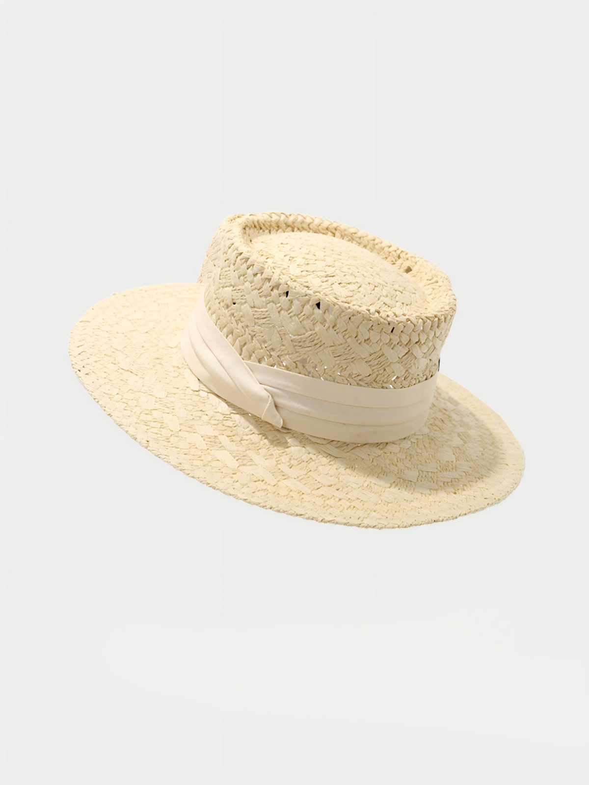 Flat-topped, Openwork Sunshade Hat