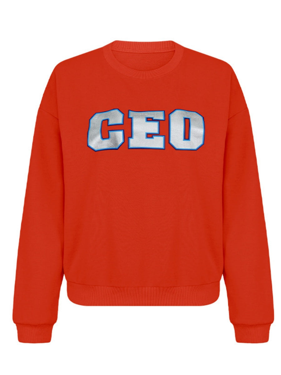 Liber Autumn women's long-sleeved pullover sweatshirt