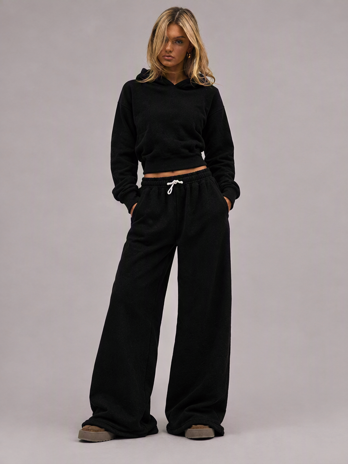 Sports Suit Women's Fashion Casual Sports Suit Straight Leg Pants Hoodie