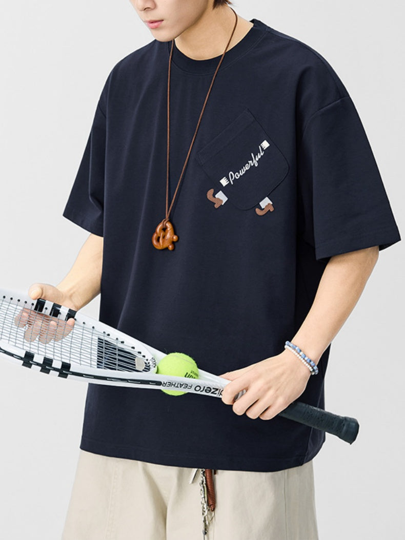 Embroidery Loose-fit T-shirts