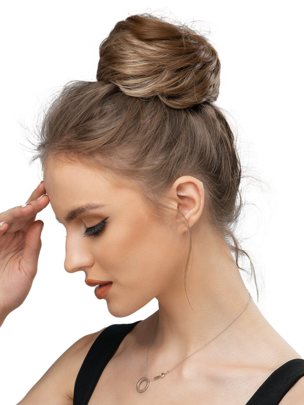 Pull-cord Bun Wig/hairpiece