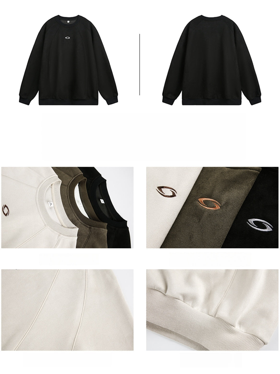 Liber Autumn Men's Embroidered Pattern Graphics Sweatshirts&Hoodies