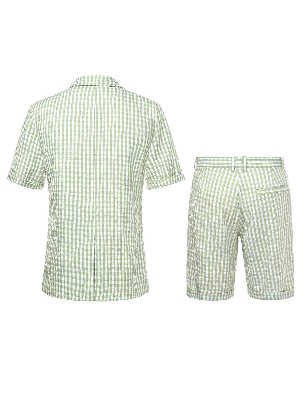 Light Business Leisure Plaid Suit Set 2-piece Sets