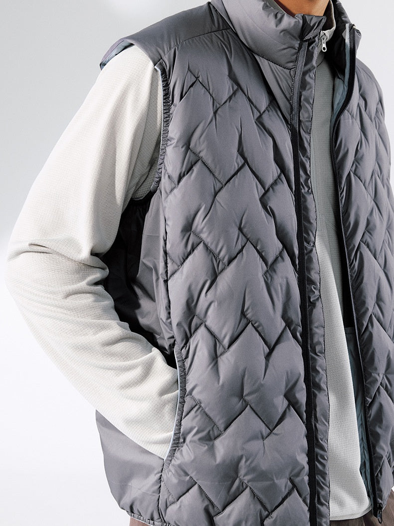 Dandelion Lightweight Storage 90 Velvet Keep Warm Vest Jacket Down Vest