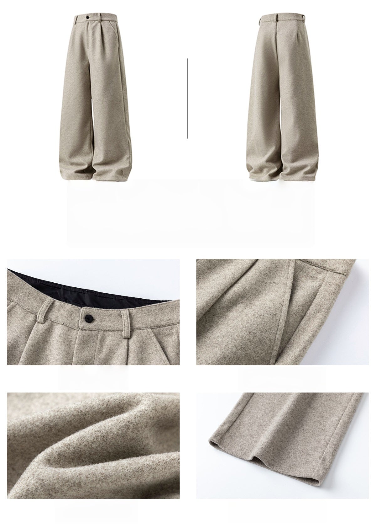 Liber Autumn Men's None Solid Color Pants