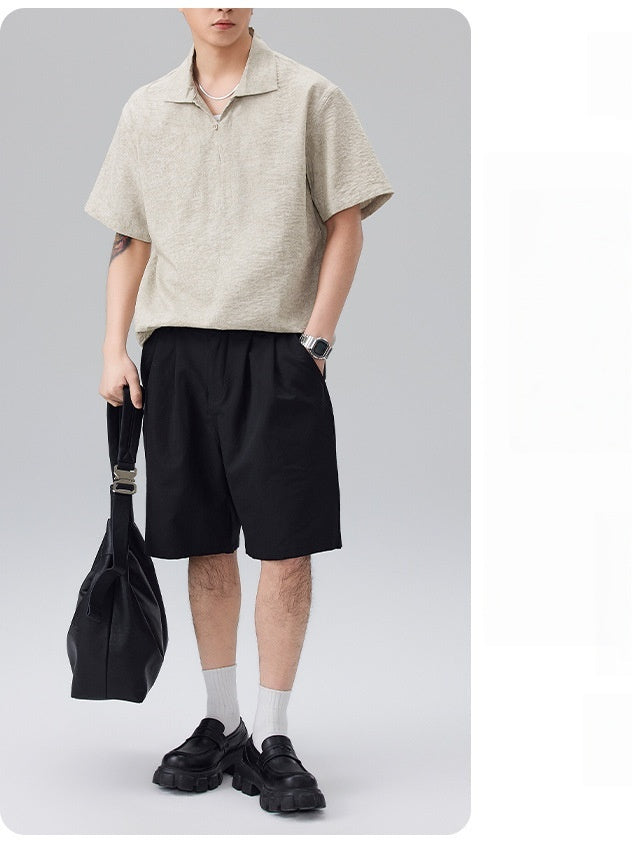 Leisure Loose-fit Retro Polo Shirts