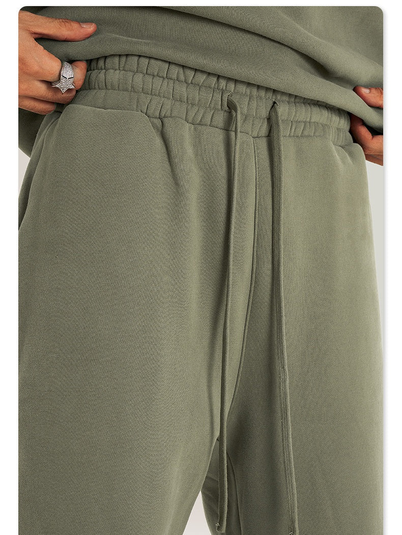 Loose Plush All-match Straight-leg Sweatpants