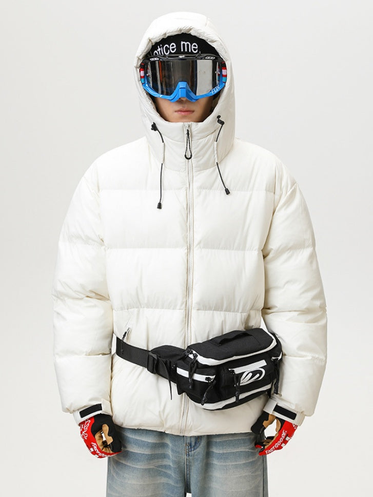 Hooded Thickening Keep Warm Cotton-padded Clothes Coat