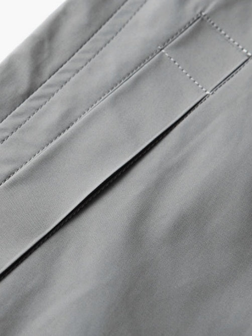 Business Wrinkle-Free Mid-Length Trench Coat