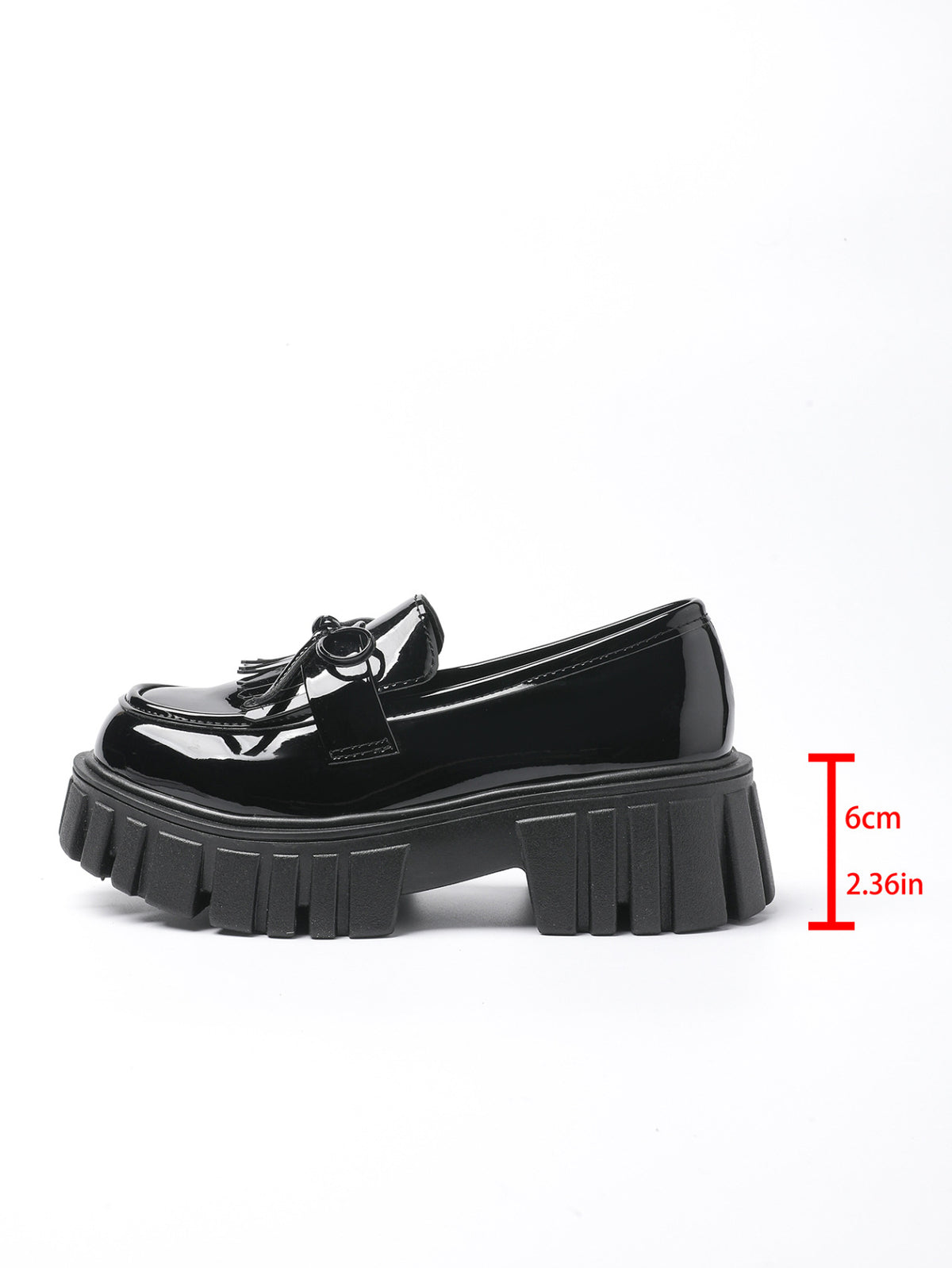 Bow-tie Platform Slip-on Loafers