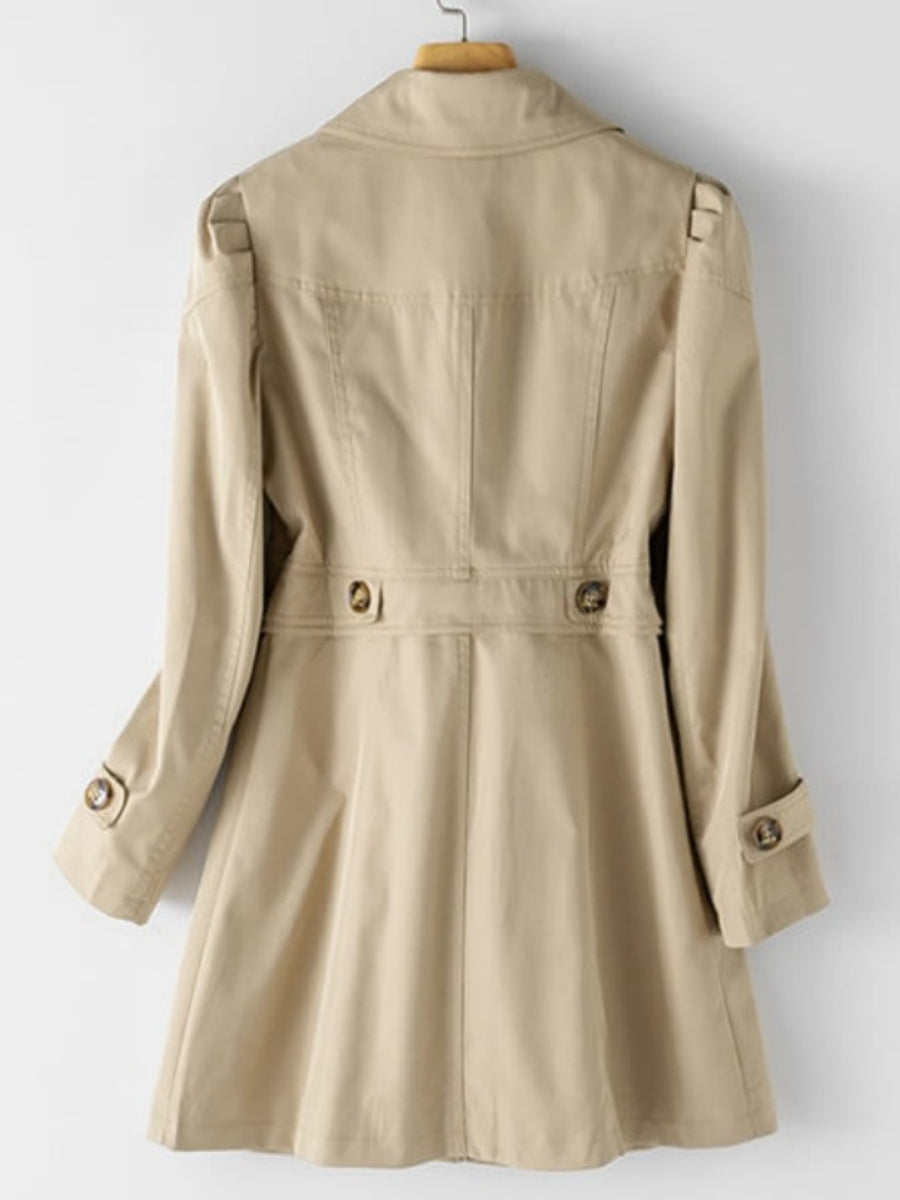 Trench-coats droits mi-longs