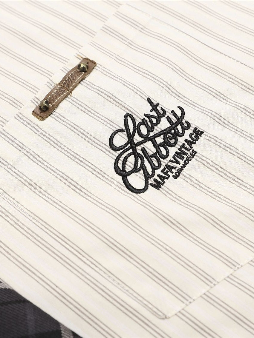 Liber Autumn Neutral wear Tie Stripes Shirts