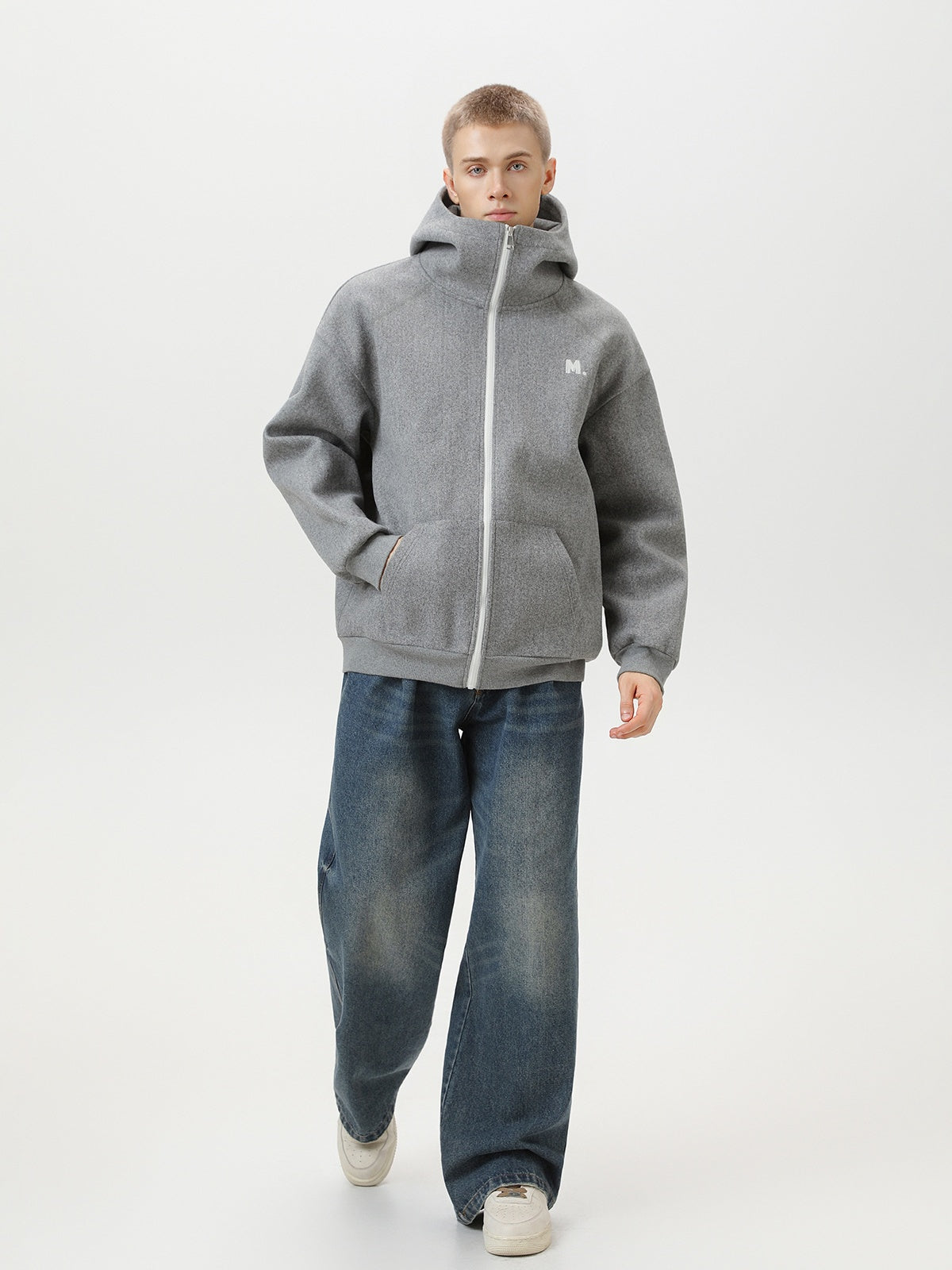 Liber Autumn Men's Embroidered Pattern Letter Jackets