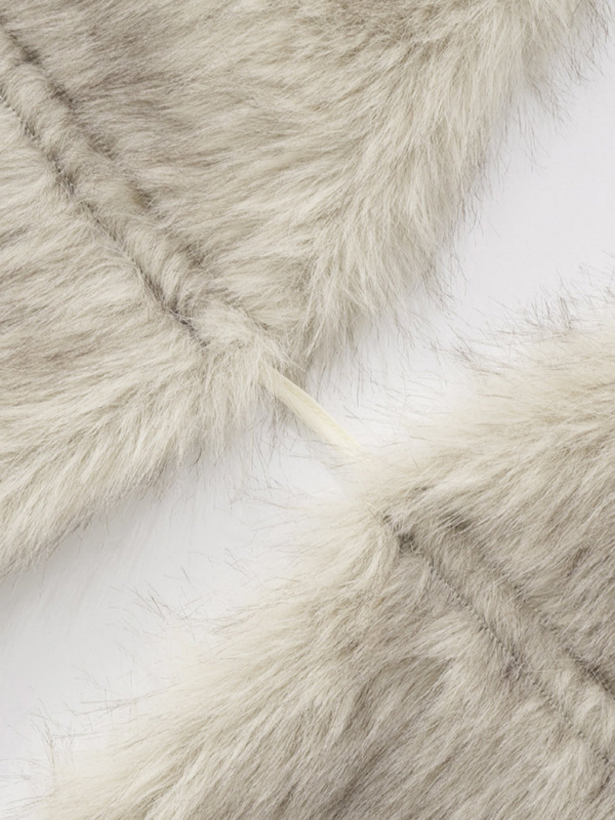 Furry Neckband V-neck Big Backless Sleeveless Rope Cropped Top Tank Tops&Camis