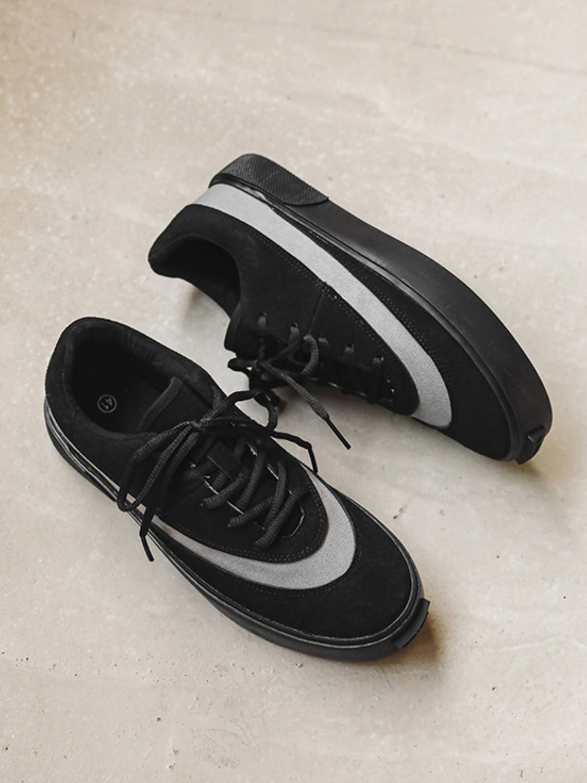 Suede Color-blocked Sneakers