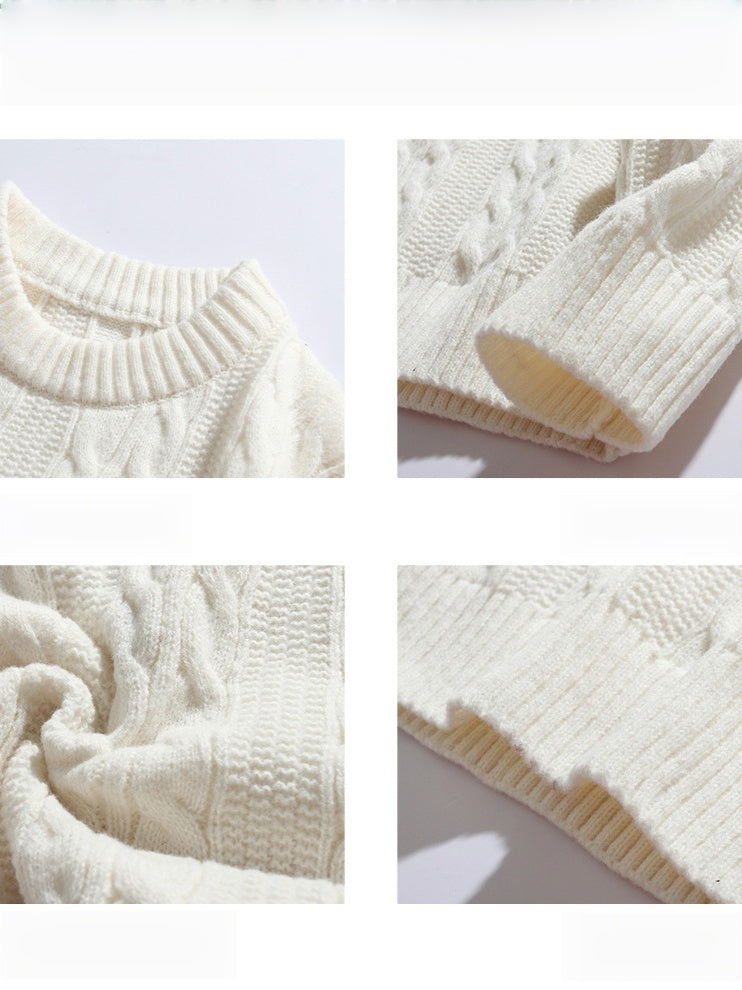 Liber Autumn Neutral wear Ribbed hem Sweaters