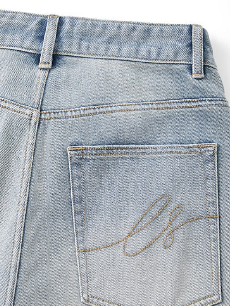 Hole Denim Shorts