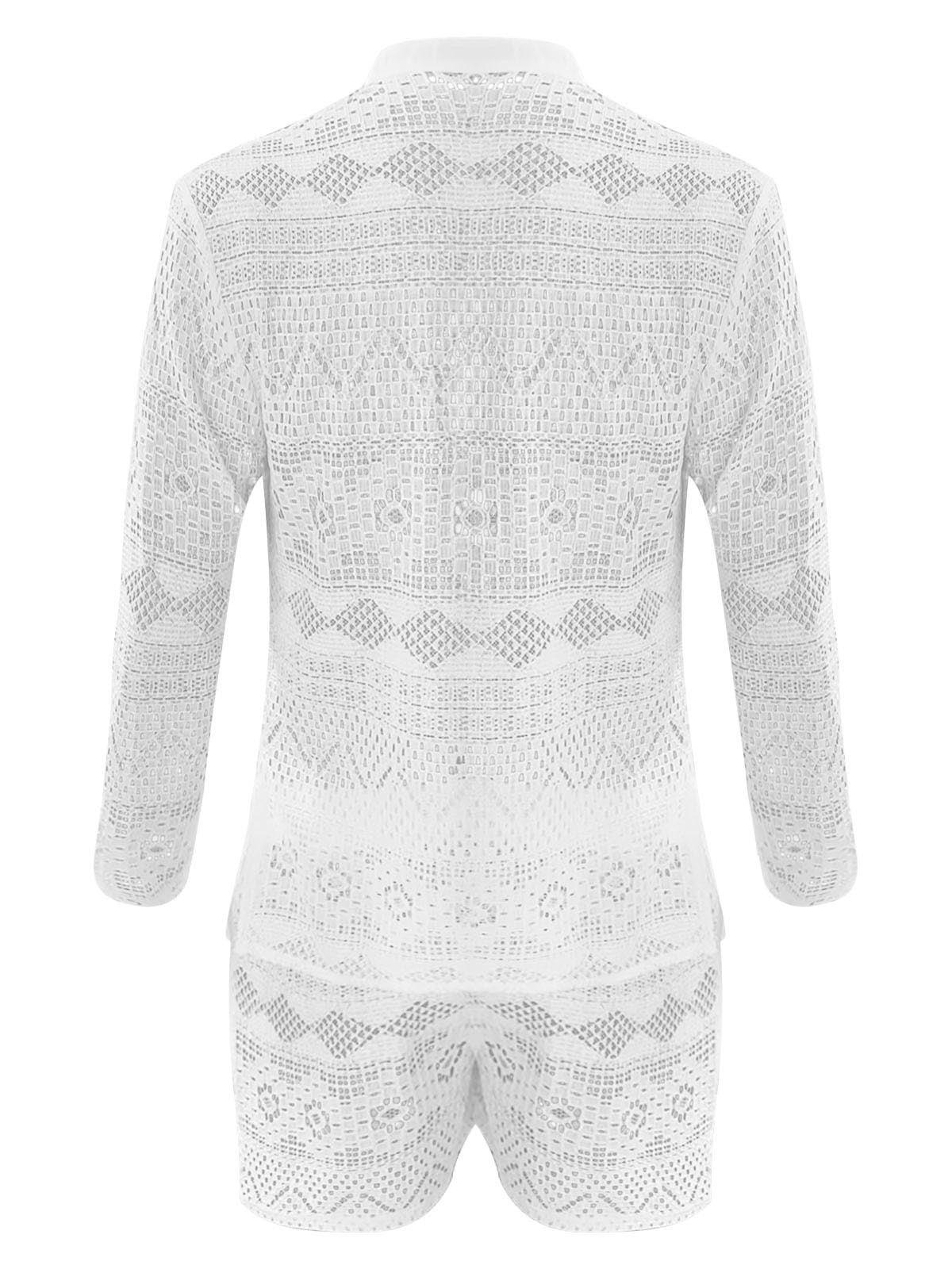 Hollow Out Vacation 2-piece Sets Set