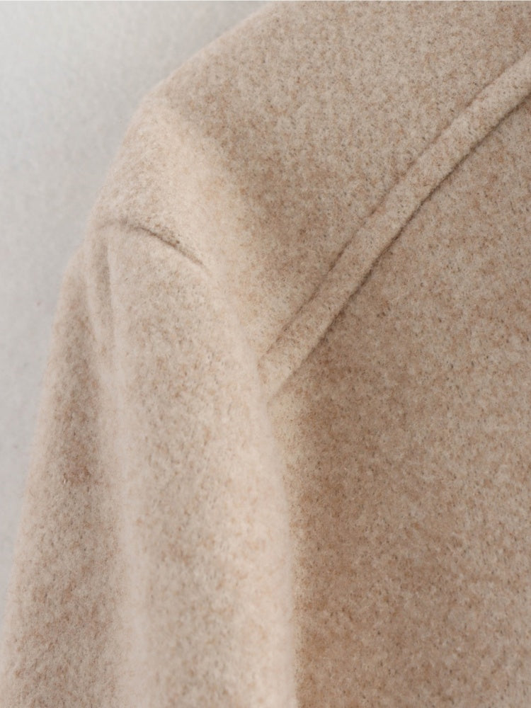 Zipper Lapel Simple Fashion Long-sleeved Short Jacket Suit Jacket Top