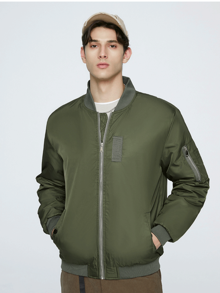 Thickening Stand Collar Pilot Loose Leisure Jackets