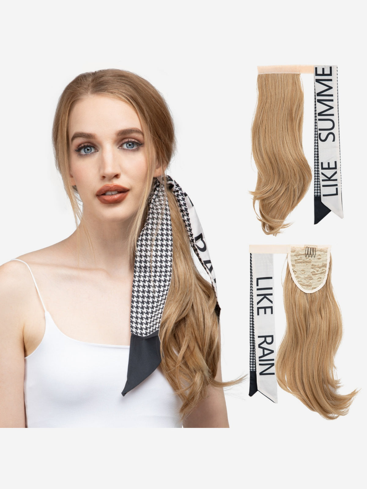 Long Curly Wig With Headband