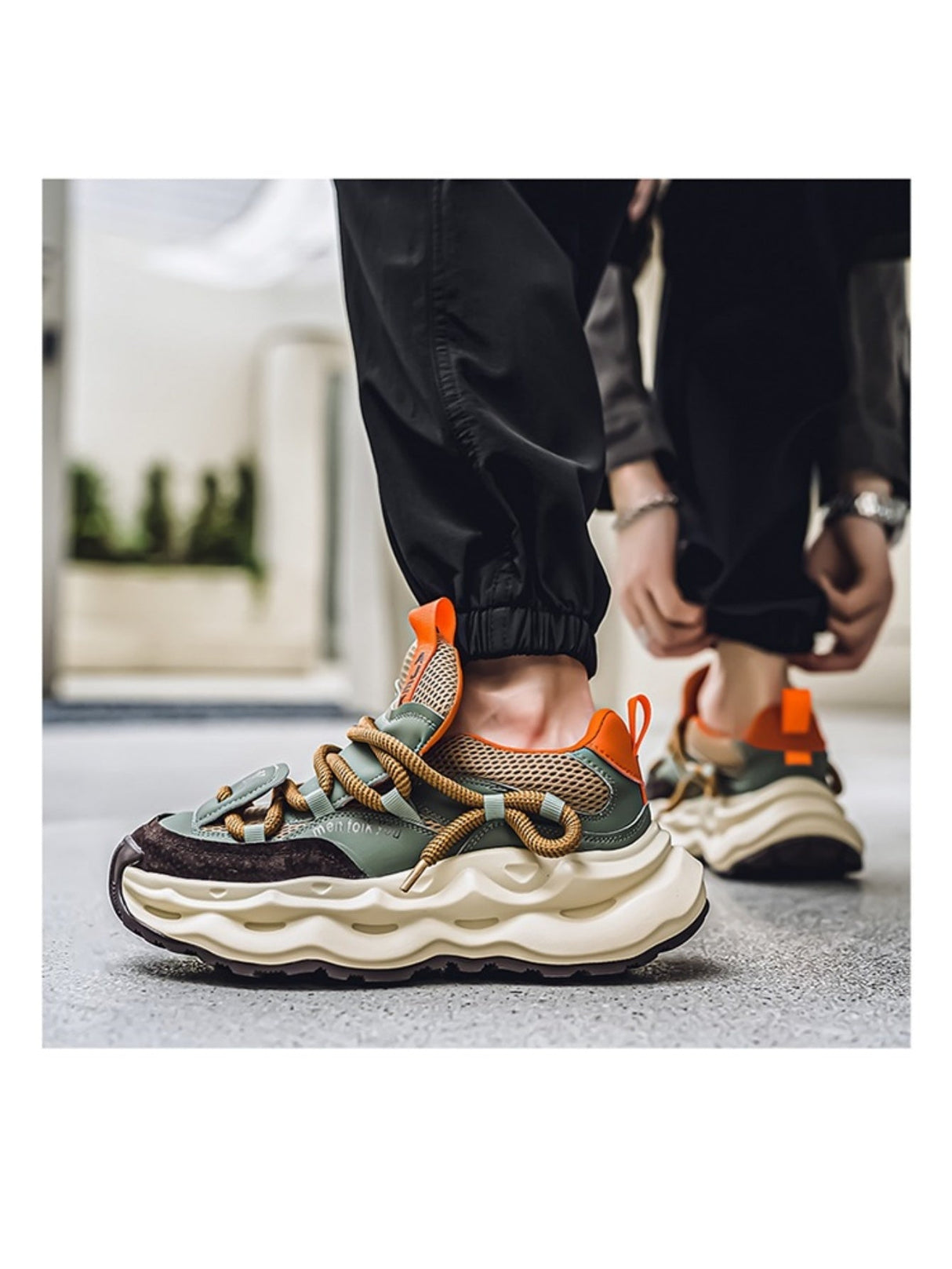 Liber Four Seasons Thick-soled Men's Casual Sports Shoes