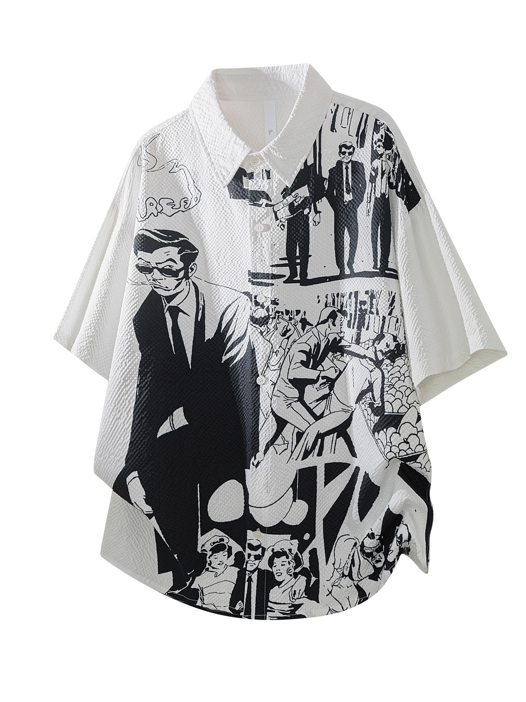 Printed Leisure Loose-fit Beach Shirts