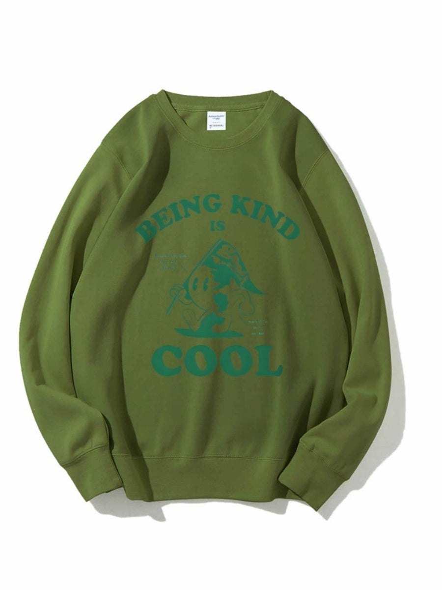 Pullover Pattern Printed Sweatshirt