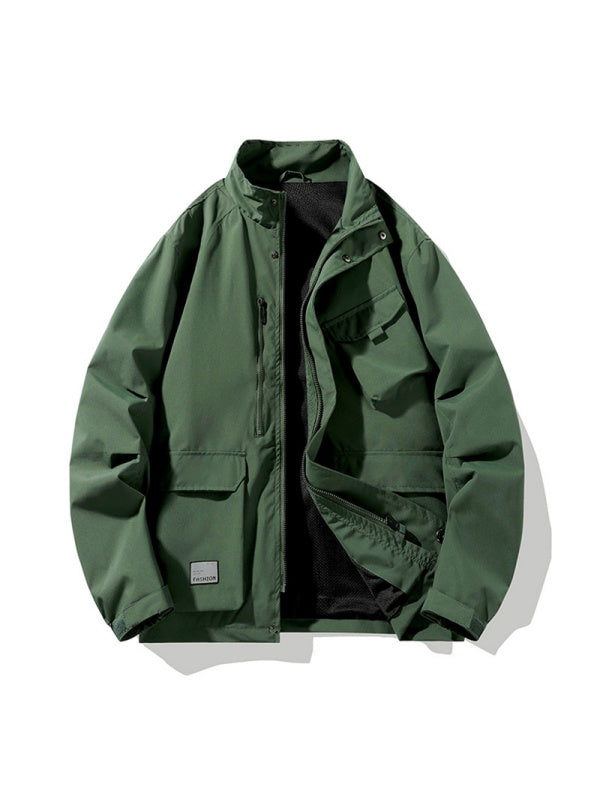All-match Trend Sports Outdoor Leisure Multiple Pockets Work Jacket