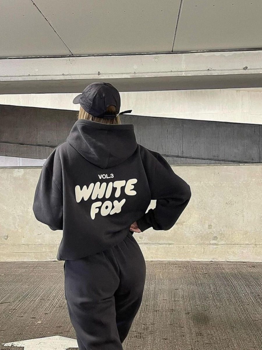 Liber Autumn Women's 3D Three-dimensional pattern Letter 2-piece Sets