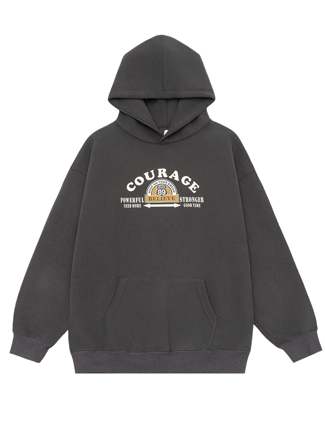 Letter Print Hooded Sweatshirts&Hoodies