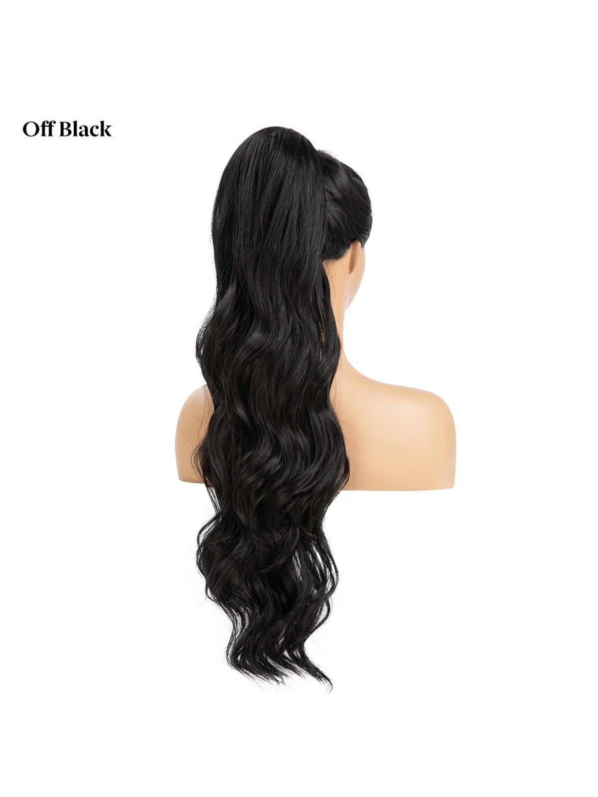 Water Ripple Drawstring Style High-temperature Synthetic Fiber Long Curly Hair