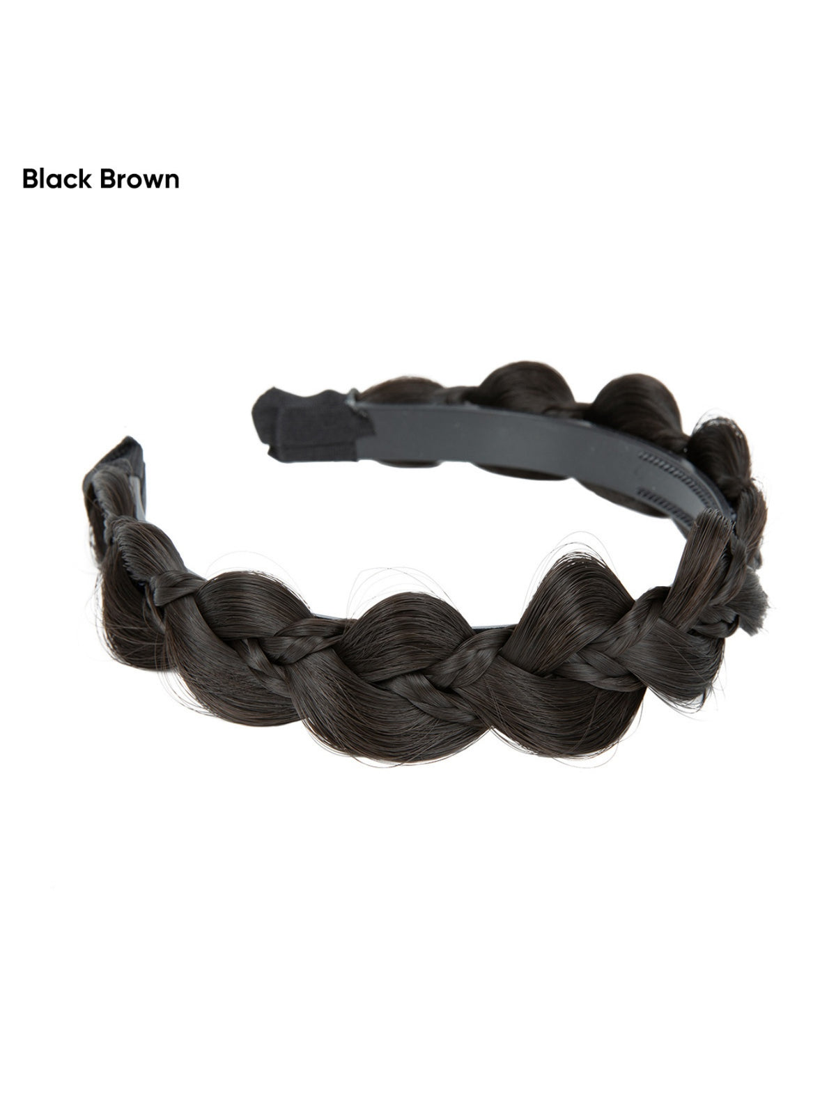 Braided Headband, Wide-brimmed Three-strand Sandwich Wig