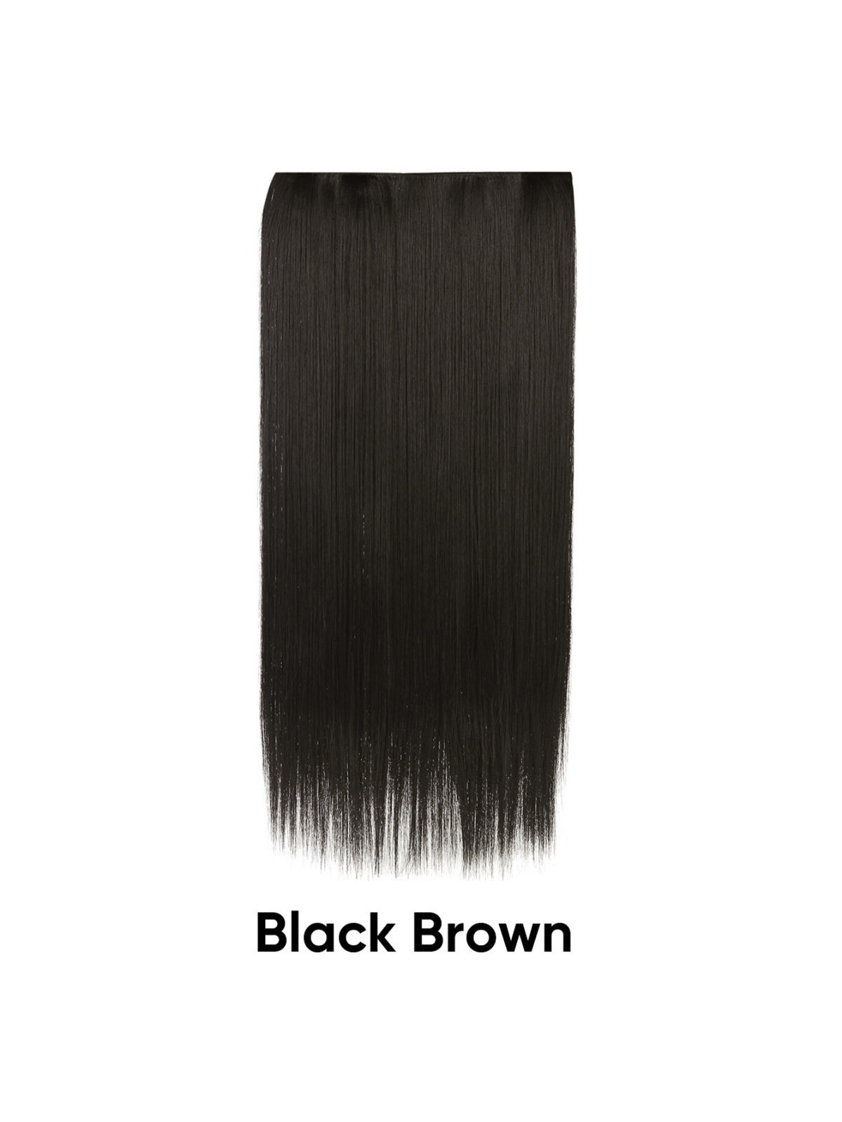 Seamless, Invisible, One-piece Long Straight Wig With Fluffy Hair